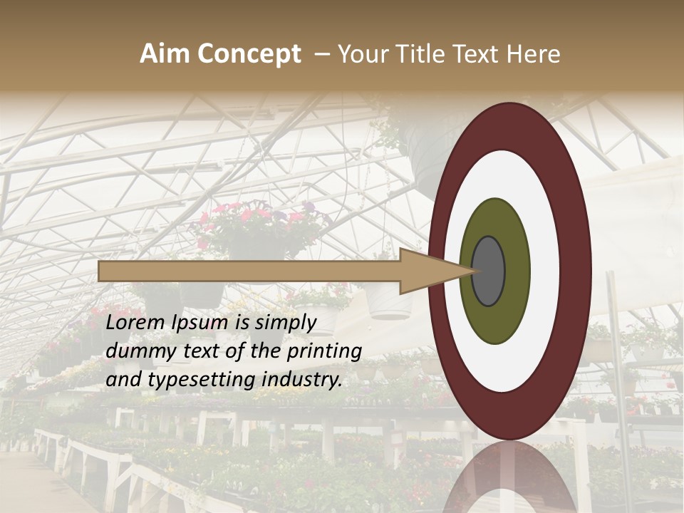 Bedding Cultivation Building PowerPoint Template