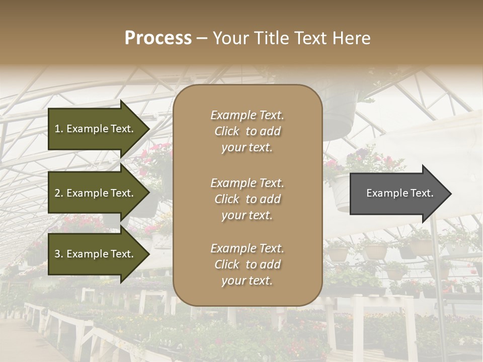 Bedding Cultivation Building PowerPoint Template