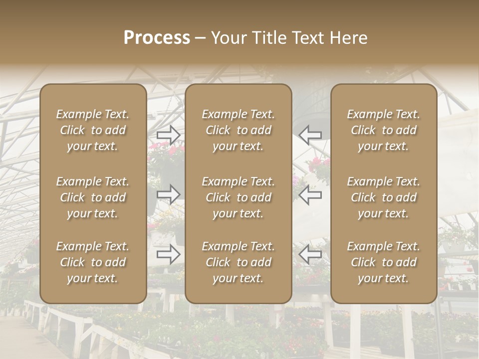 Bedding Cultivation Building PowerPoint Template
