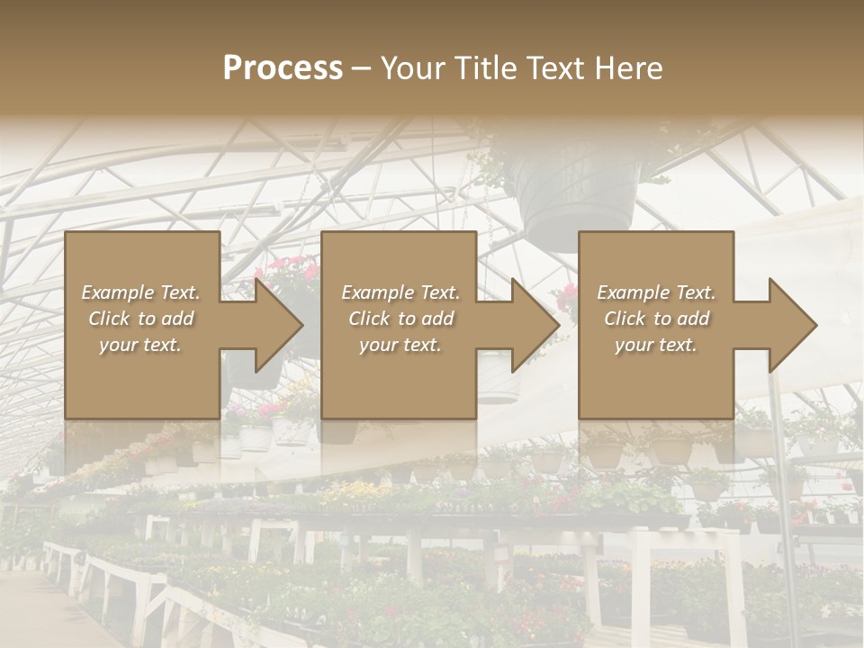Bedding Cultivation Building PowerPoint Template