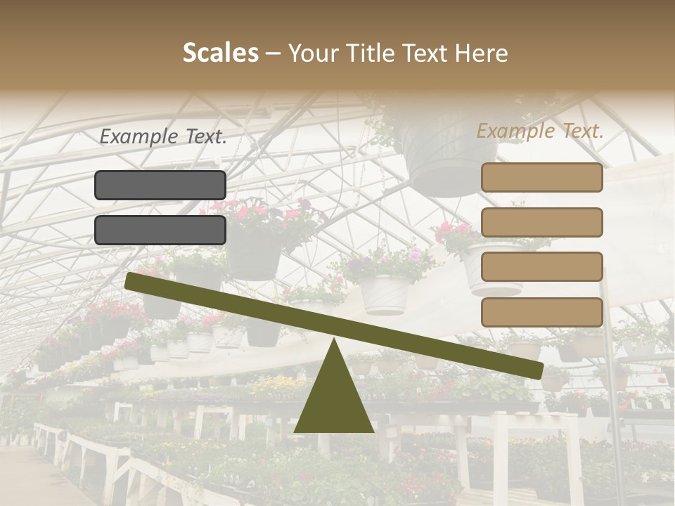Bedding Cultivation Building PowerPoint Template