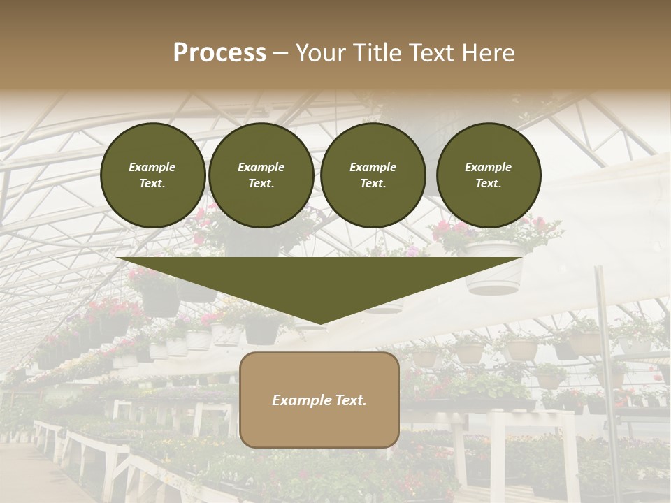 Bedding Cultivation Building PowerPoint Template