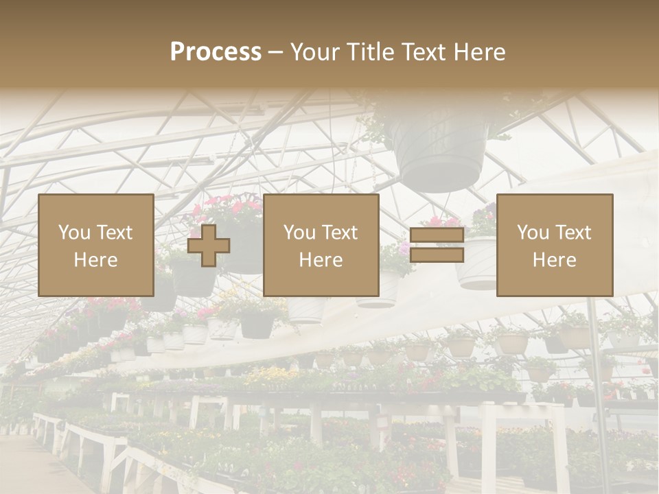 Bedding Cultivation Building PowerPoint Template
