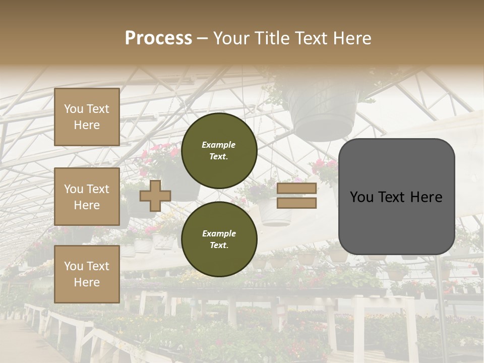 Bedding Cultivation Building PowerPoint Template