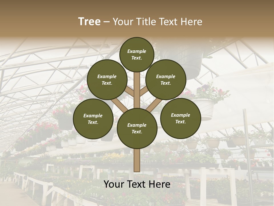 Bedding Cultivation Building PowerPoint Template