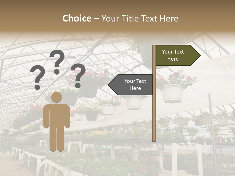 Bedding Cultivation Building PowerPoint Template