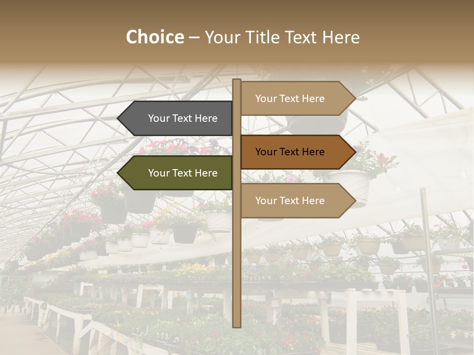 Bedding Cultivation Building PowerPoint Template