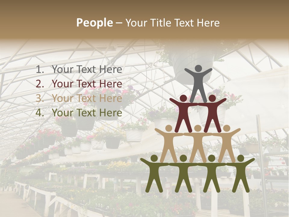 Bedding Cultivation Building PowerPoint Template