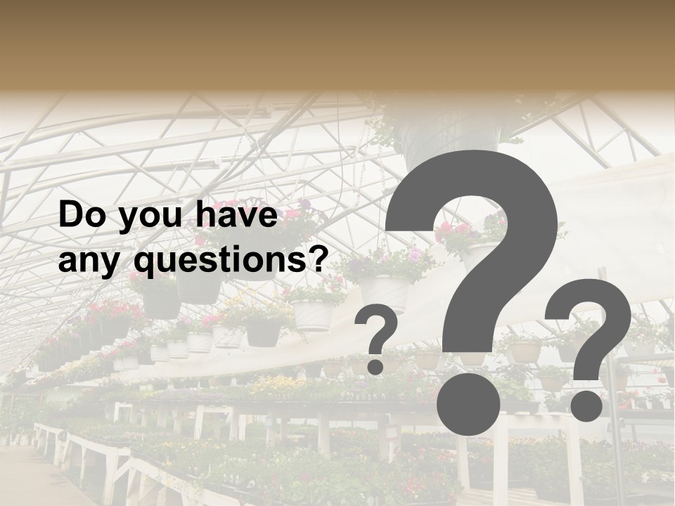 Bedding Cultivation Building PowerPoint Template