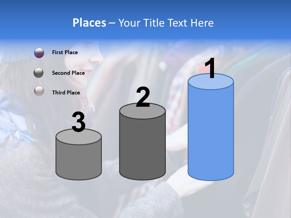 Lady Discount Trend PowerPoint Template