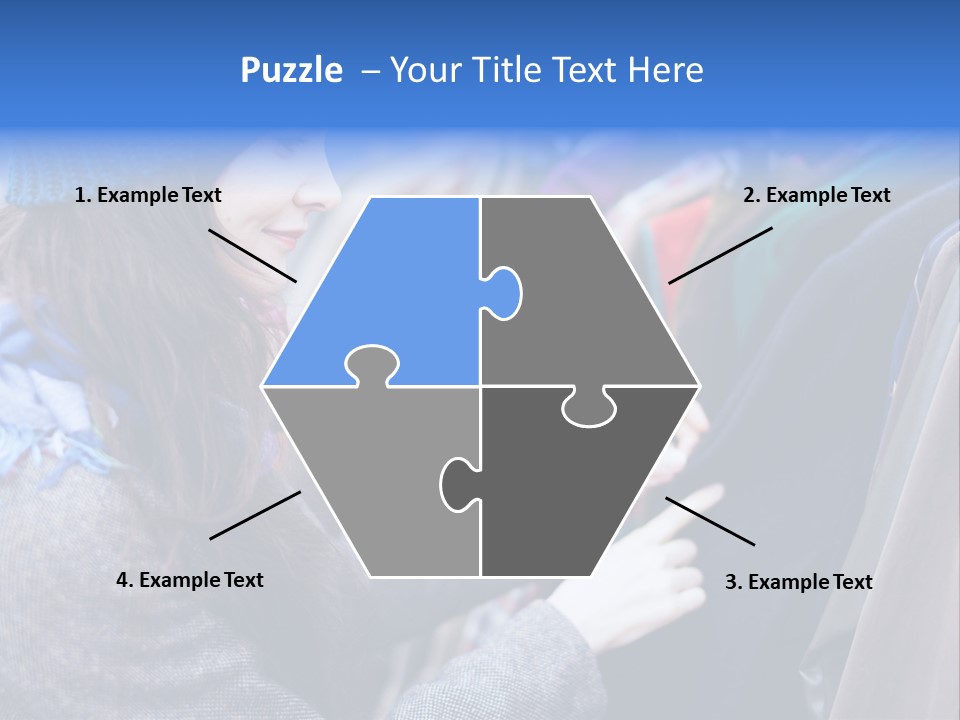 Lady Discount Trend PowerPoint Template