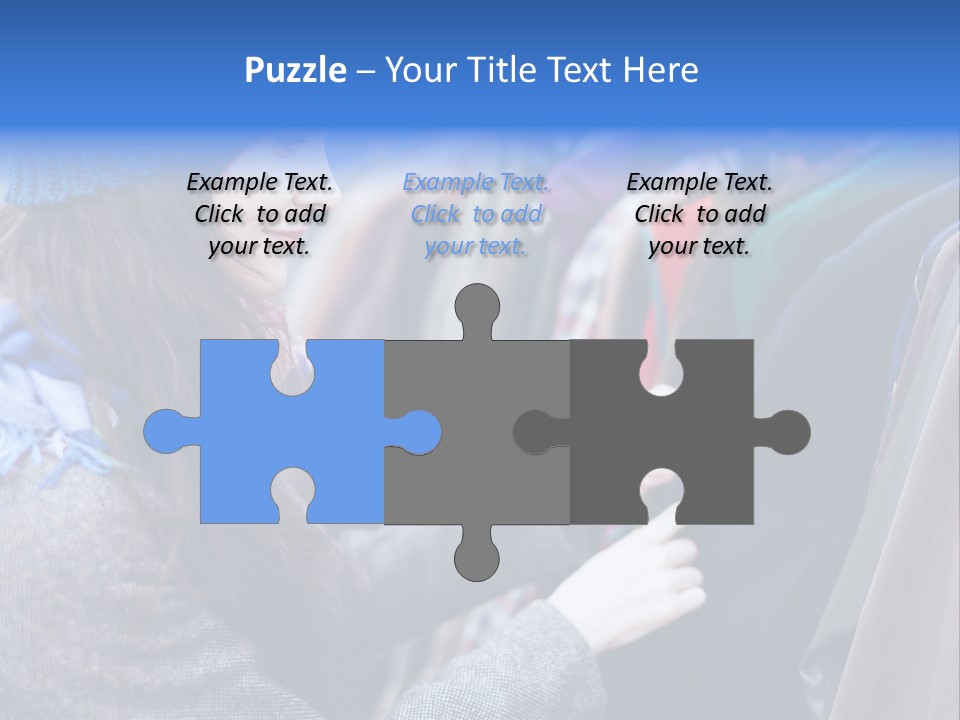 Lady Discount Trend PowerPoint Template