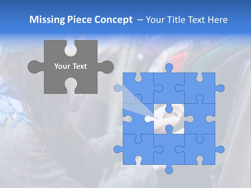 Lady Discount Trend PowerPoint Template