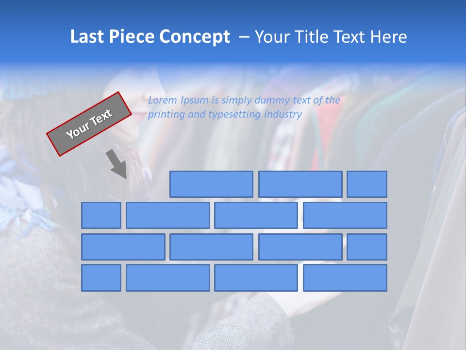 Lady Discount Trend PowerPoint Template