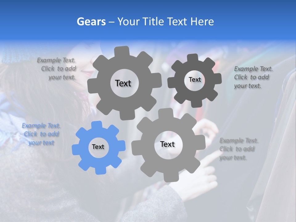 Lady Discount Trend PowerPoint Template