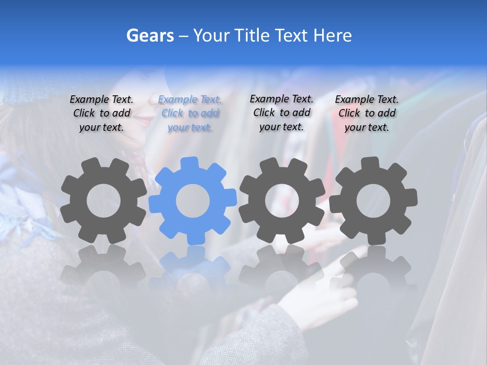 Lady Discount Trend PowerPoint Template