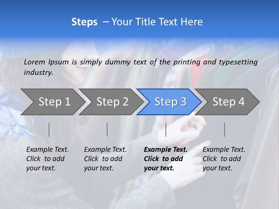 Lady Discount Trend PowerPoint Template