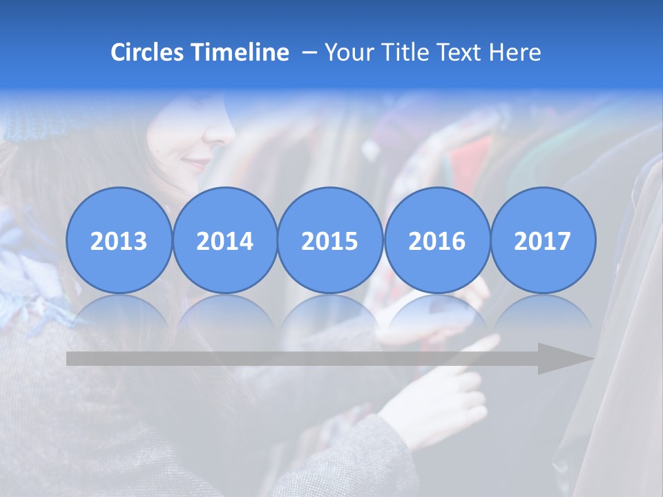 Lady Discount Trend PowerPoint Template