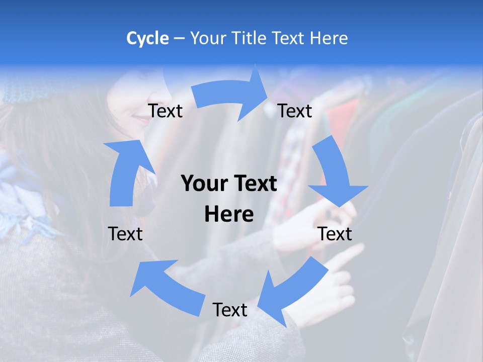 Lady Discount Trend PowerPoint Template