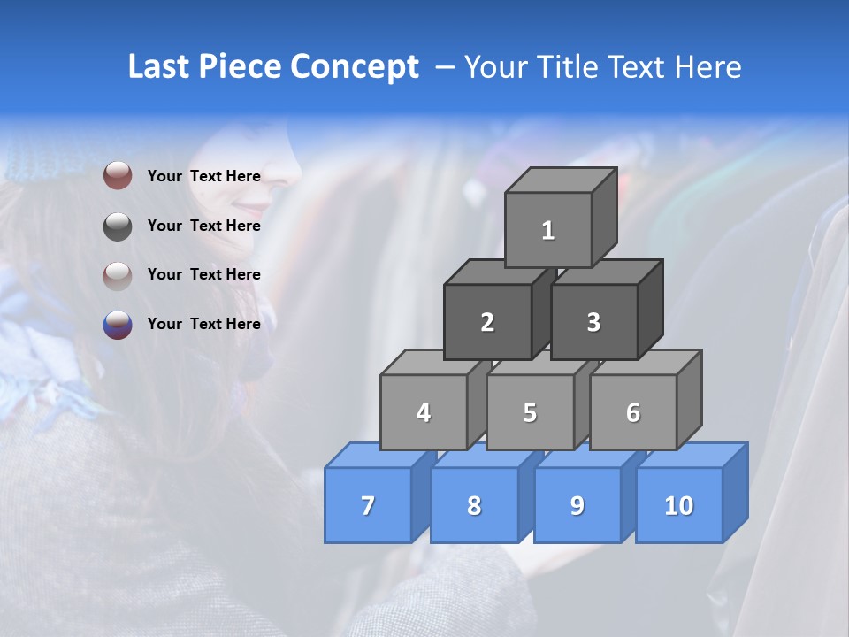 Lady Discount Trend PowerPoint Template