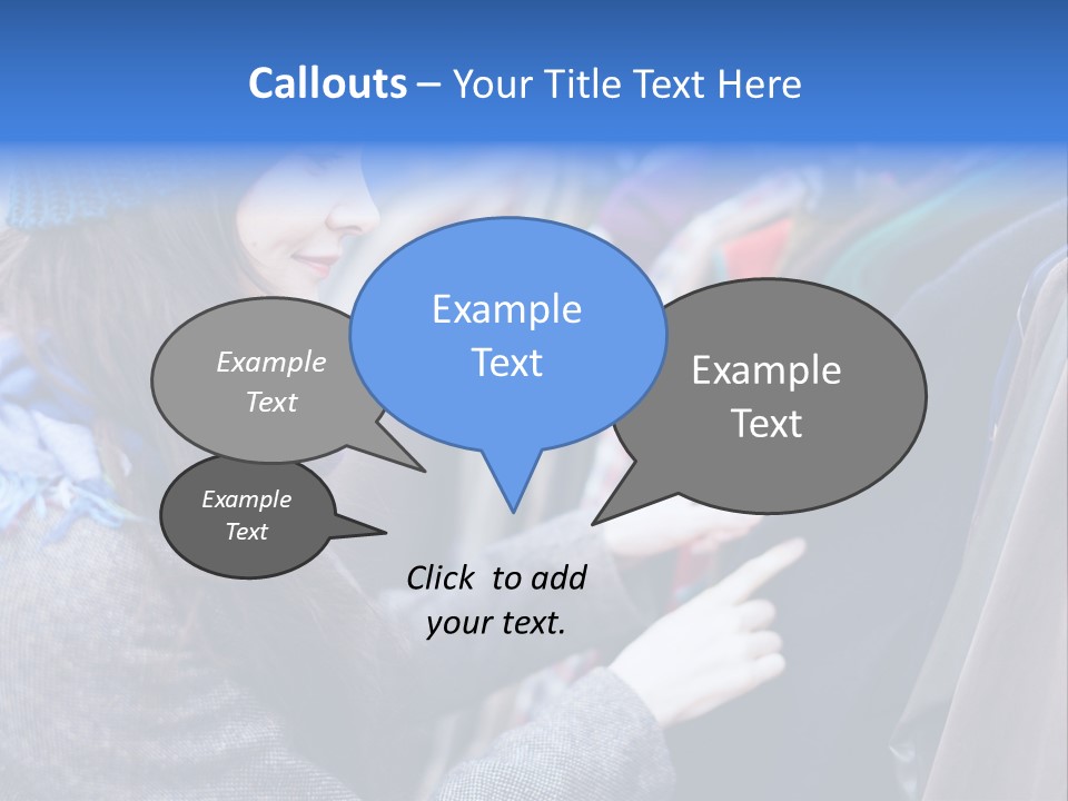 Lady Discount Trend PowerPoint Template