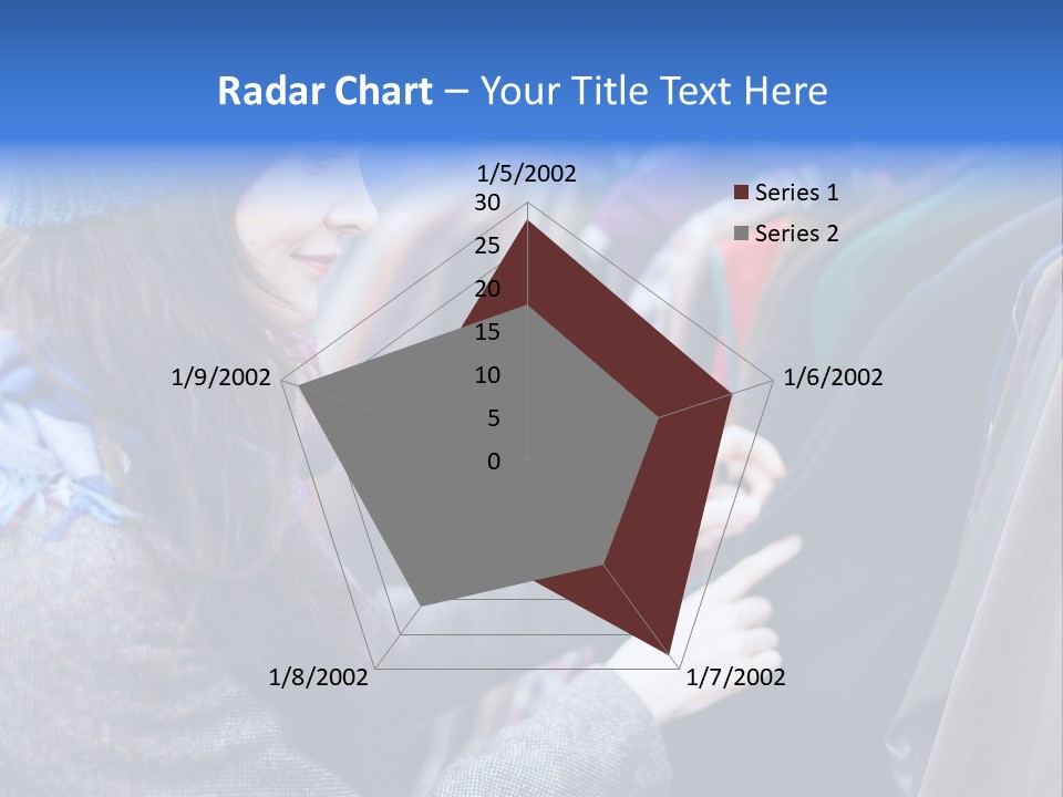 Lady Discount Trend PowerPoint Template