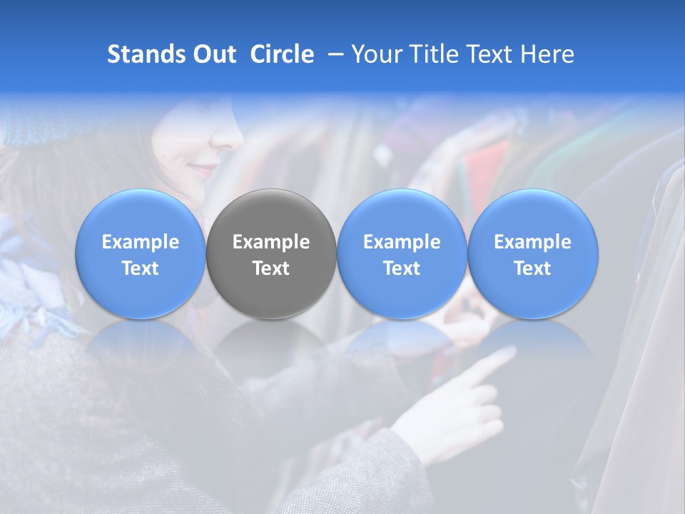 Lady Discount Trend PowerPoint Template