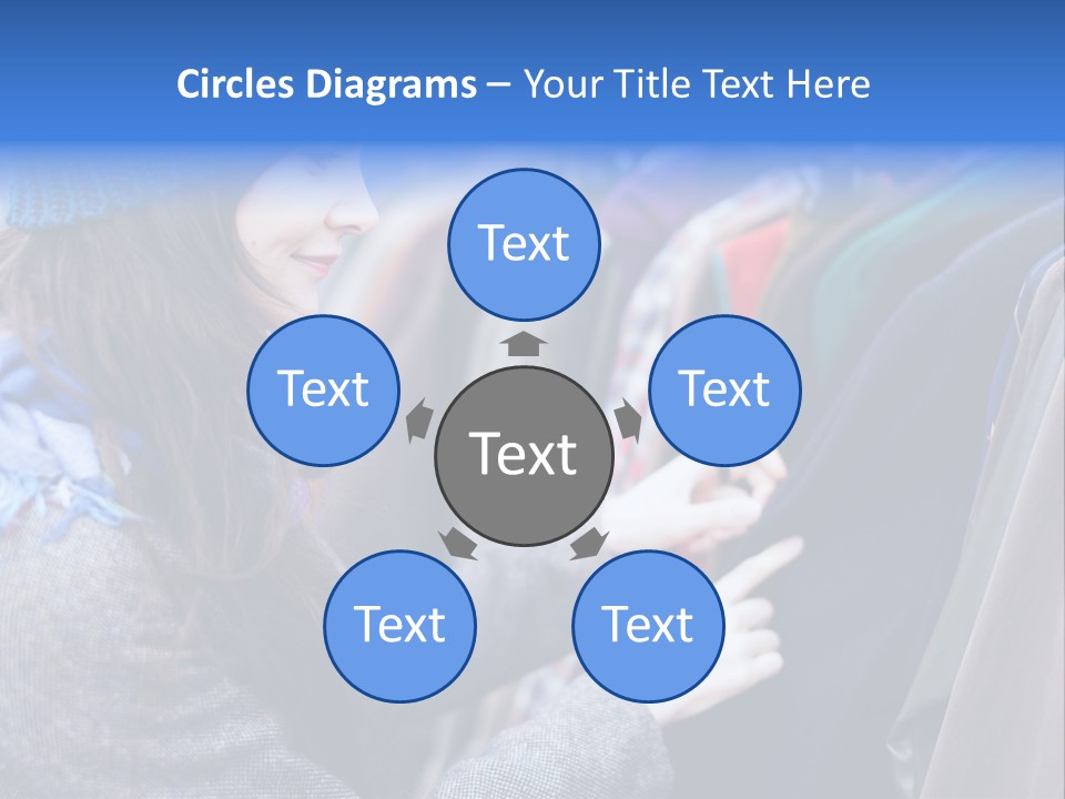 Lady Discount Trend PowerPoint Template