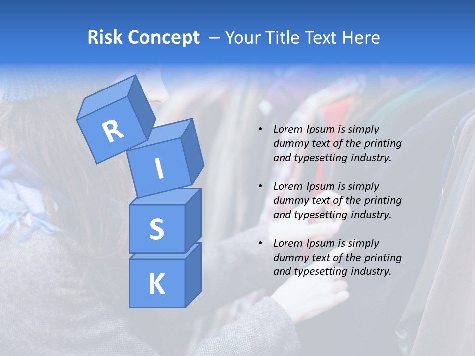 Lady Discount Trend PowerPoint Template