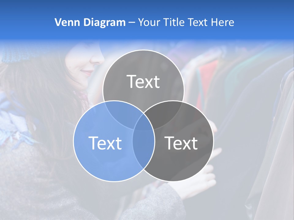 Lady Discount Trend PowerPoint Template