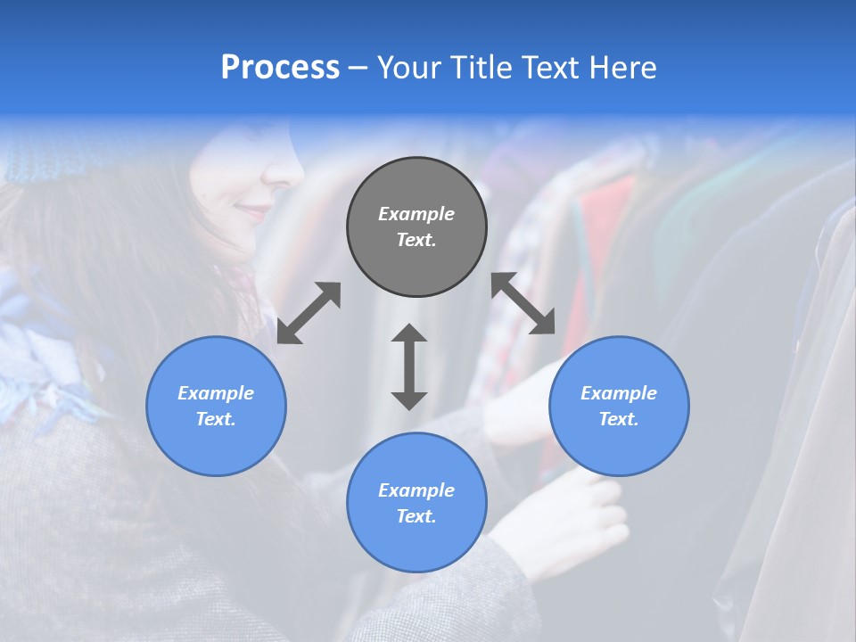 Lady Discount Trend PowerPoint Template