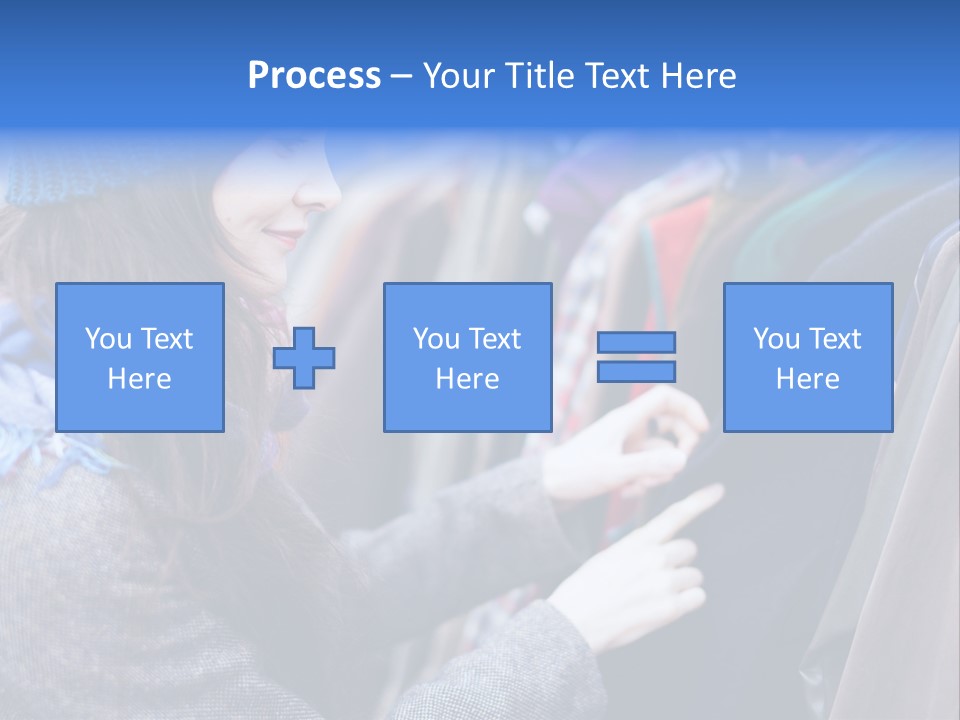 Lady Discount Trend PowerPoint Template