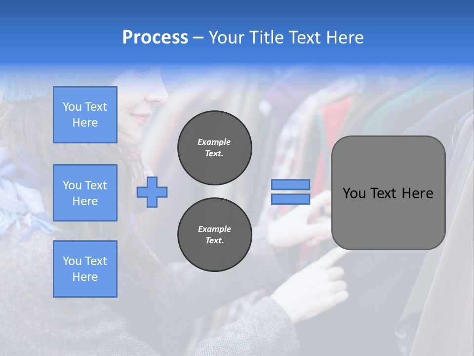Lady Discount Trend PowerPoint Template