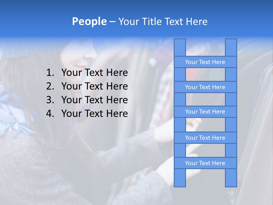 Lady Discount Trend PowerPoint Template