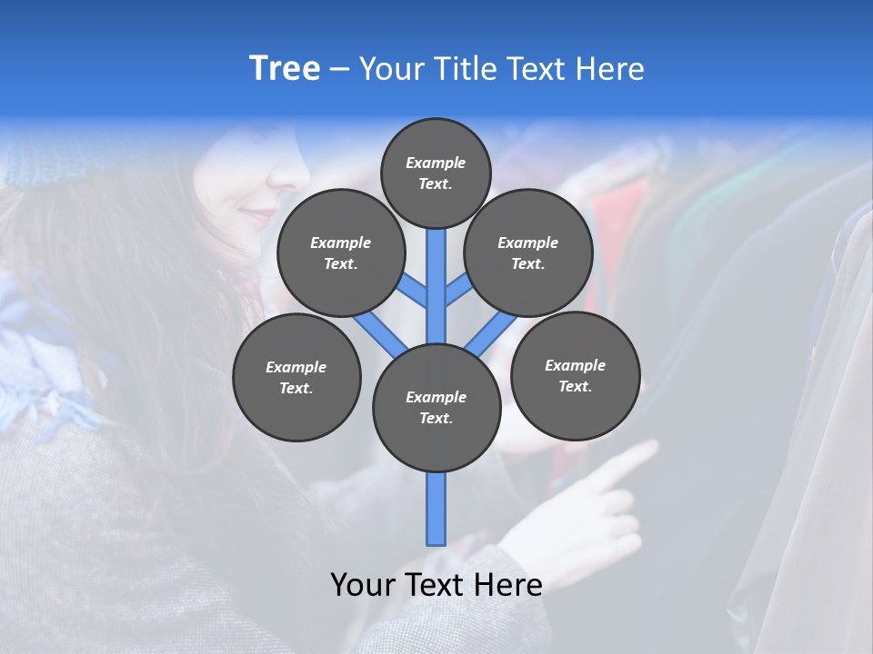 Lady Discount Trend PowerPoint Template