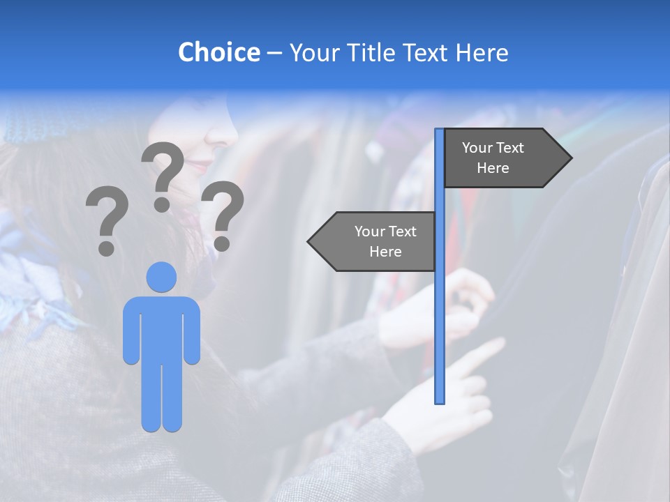 Lady Discount Trend PowerPoint Template