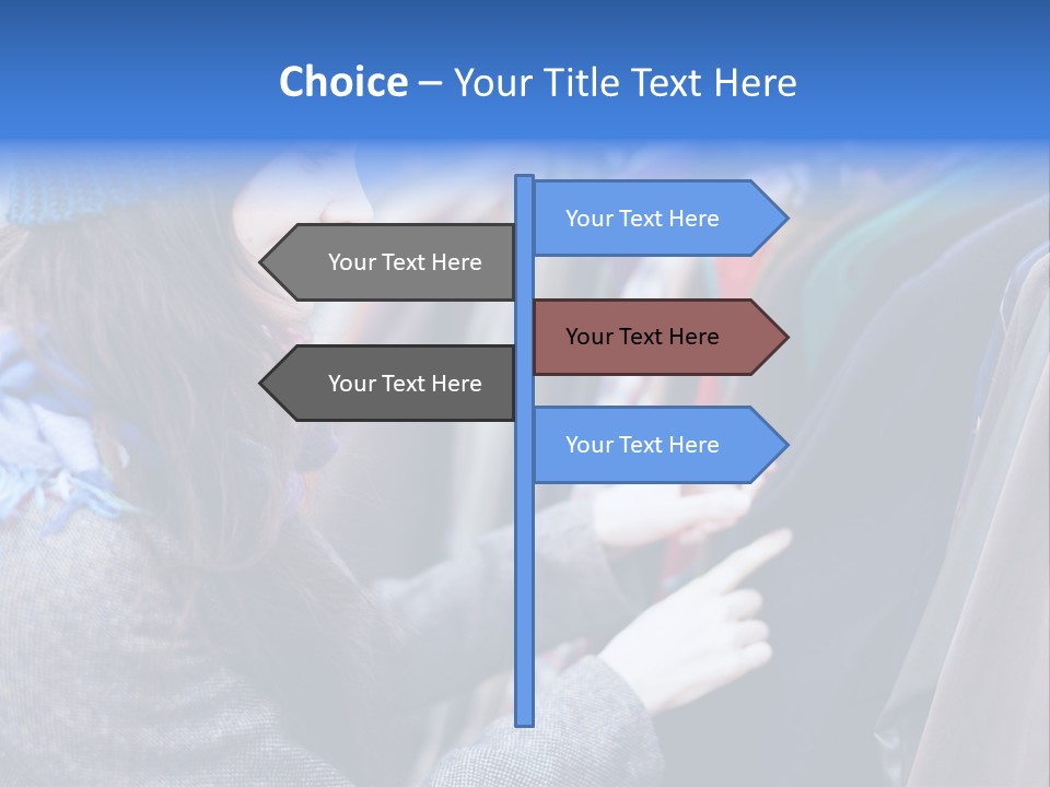 Lady Discount Trend PowerPoint Template