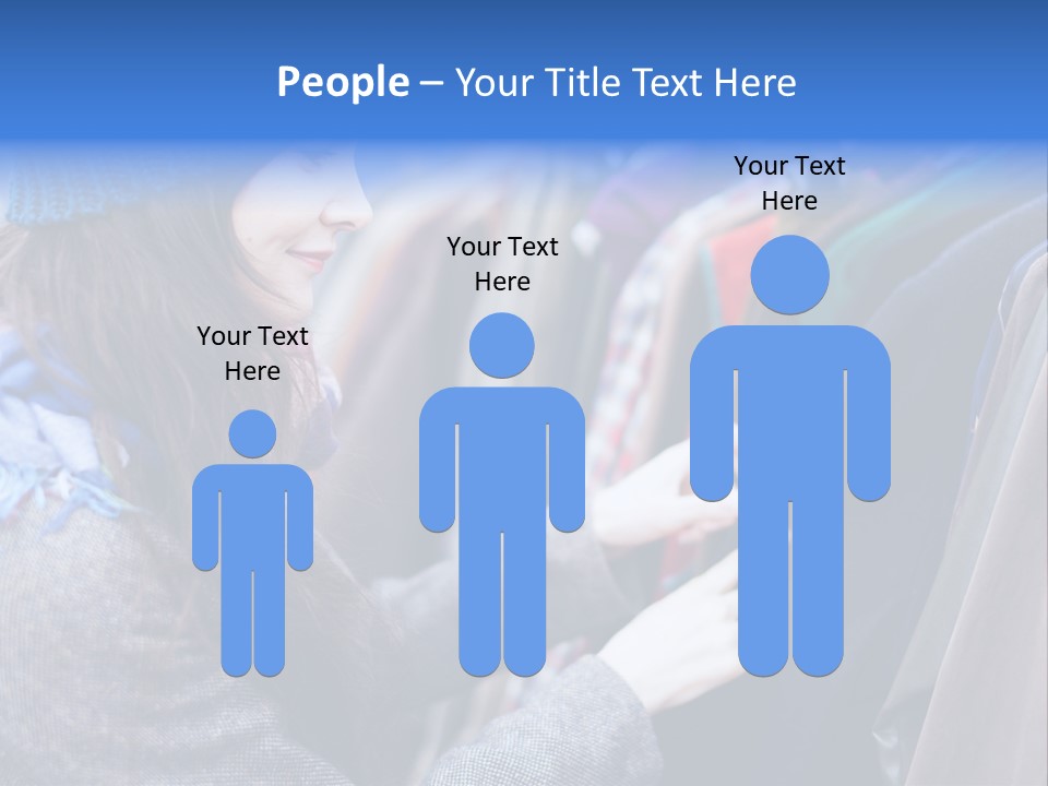 Lady Discount Trend PowerPoint Template