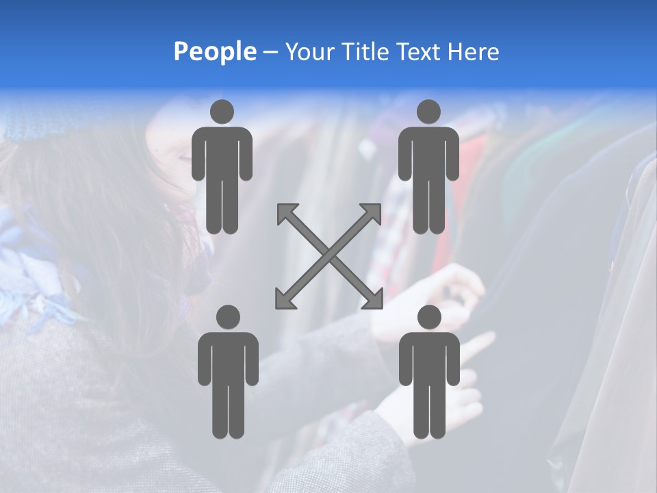 Lady Discount Trend PowerPoint Template