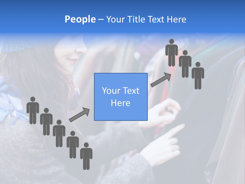 Lady Discount Trend PowerPoint Template