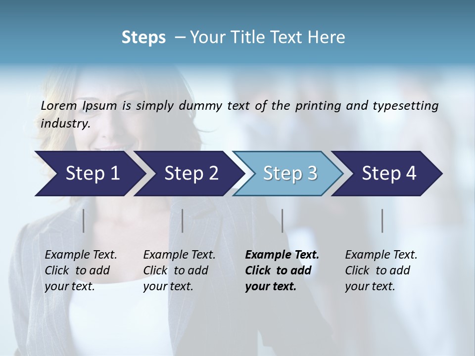 Foreground  People PowerPoint Template