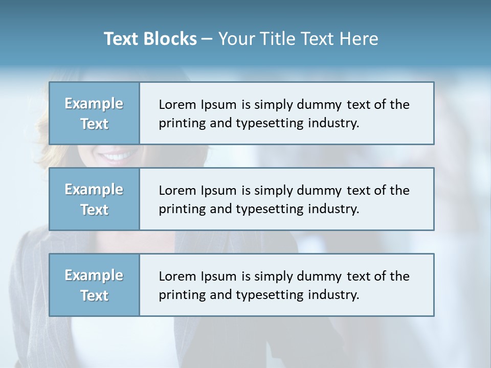 Foreground  People PowerPoint Template