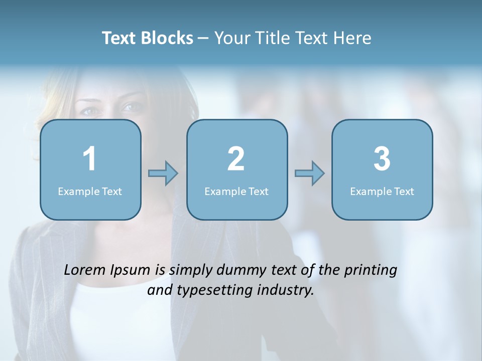 Foreground  People PowerPoint Template