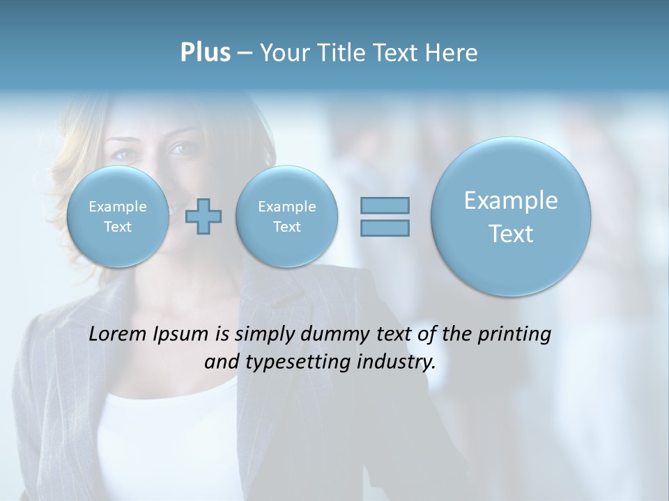 Foreground  People PowerPoint Template