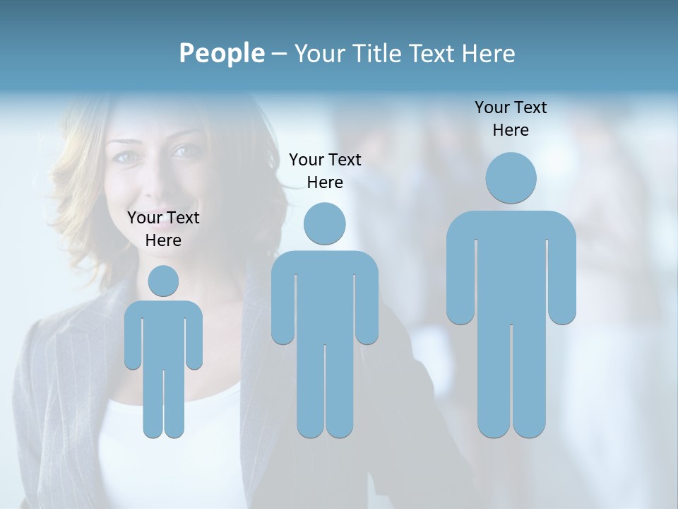 Foreground  People PowerPoint Template