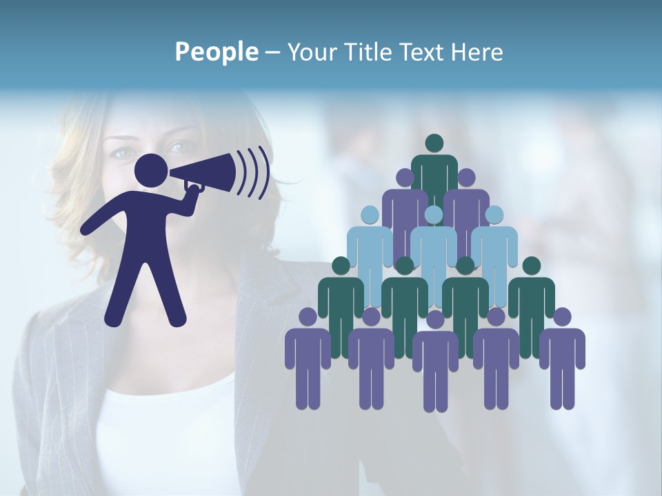 Foreground  People PowerPoint Template