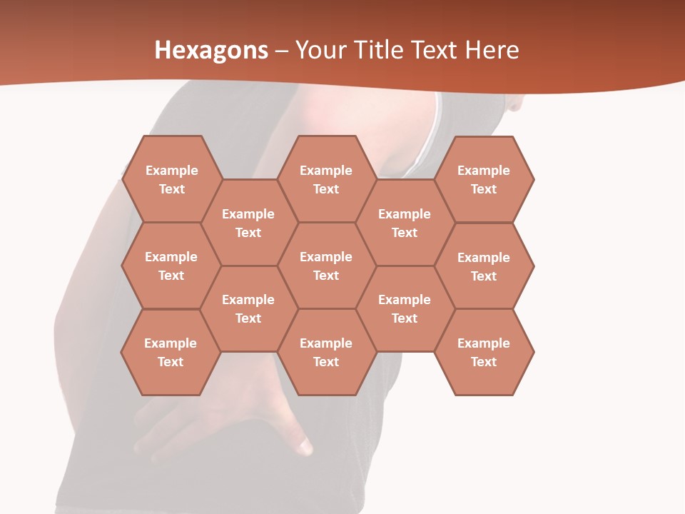 Caucasian Young Backbone PowerPoint Template