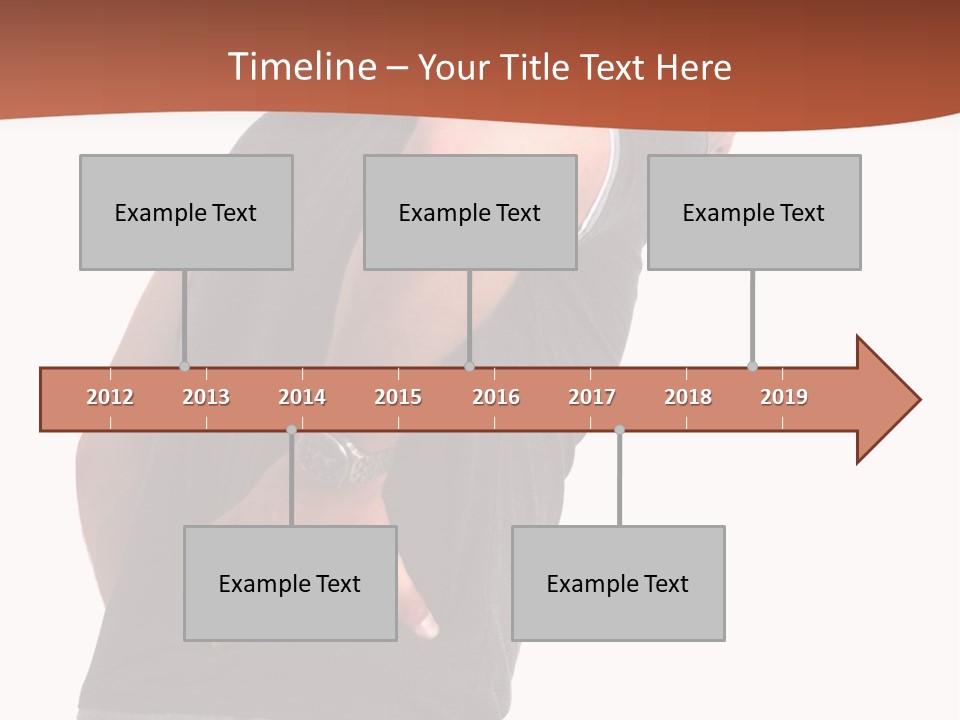 Caucasian Young Backbone PowerPoint Template