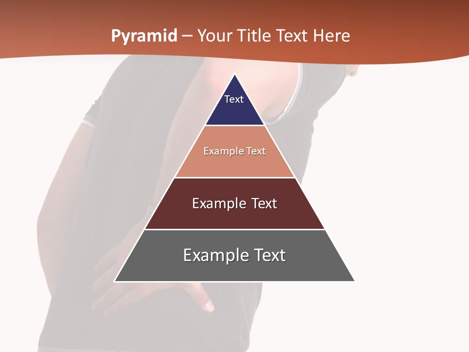 Caucasian Young Backbone PowerPoint Template