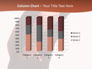 Caucasian Young Backbone PowerPoint Template